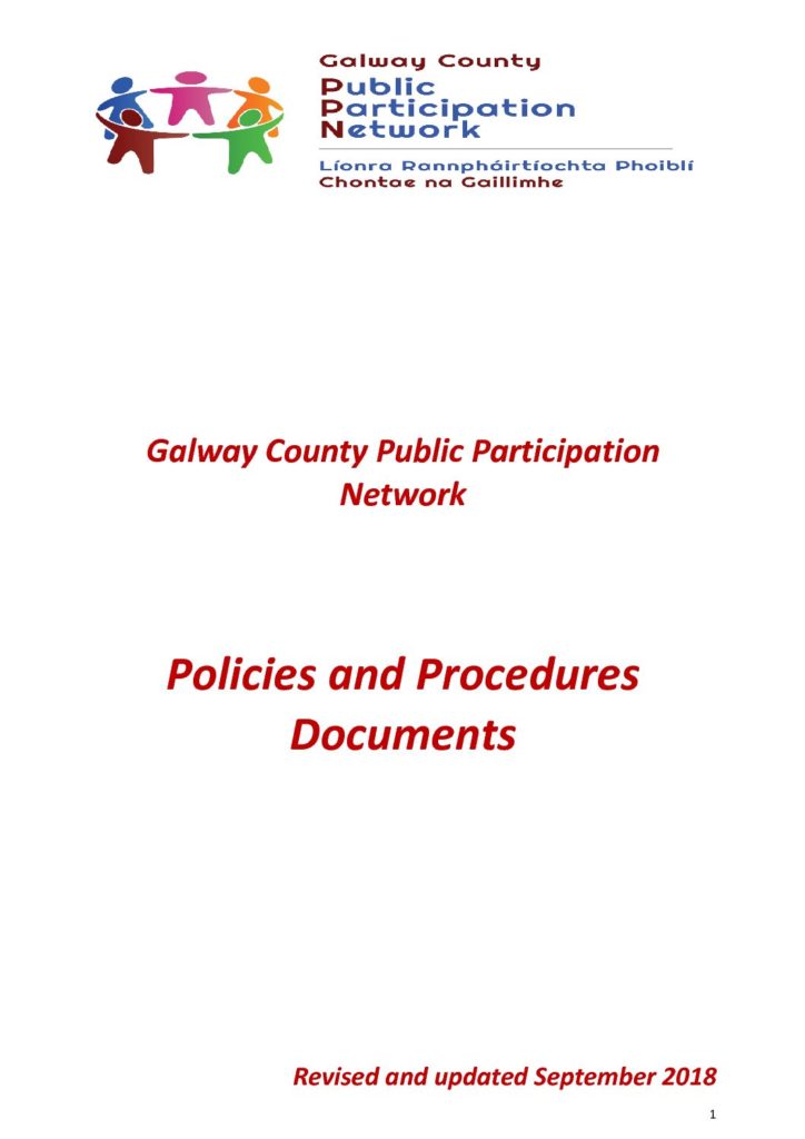 Galway County PPN Policies and Procedures